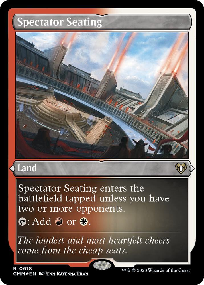 Spectator Seating Foil Etched (Commander Masters)  - Foil | Good Games North
