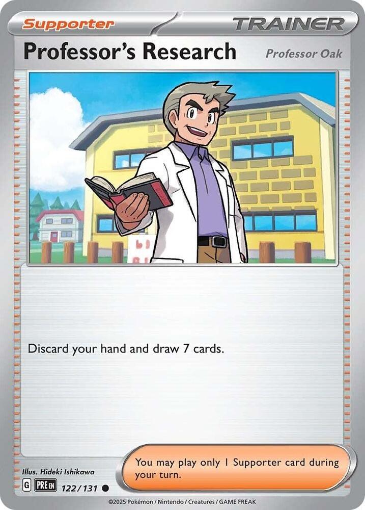 Professor's Research (122/131) [Professor Oak] [Scarlet & Violet: Prismatic Evolutions] | Good Games North