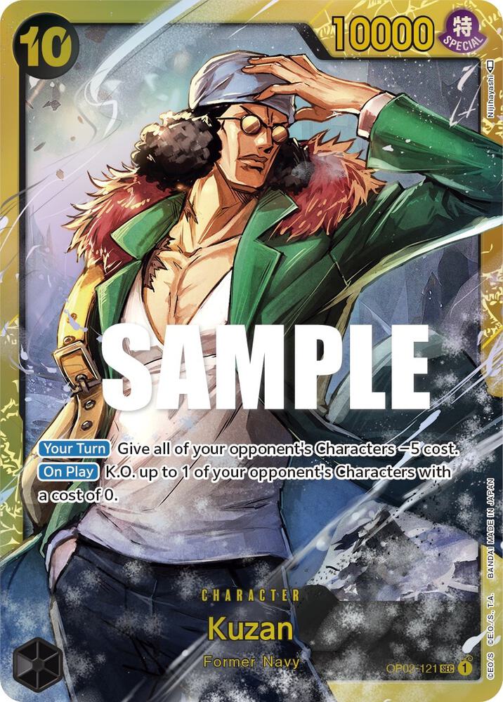 Kuzan OP02-121 (Paramount War)  - Foil | Good Games North