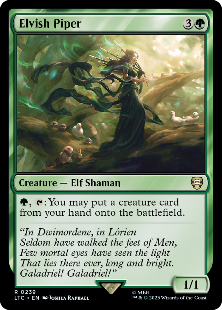 Elvish Piper [The Lord of the Rings: Tales of Middle-Earth Commander] | Good Games North