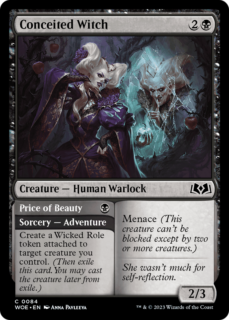 Conceited Witch // Price of Beauty [Wilds of Eldraine] | Good Games North