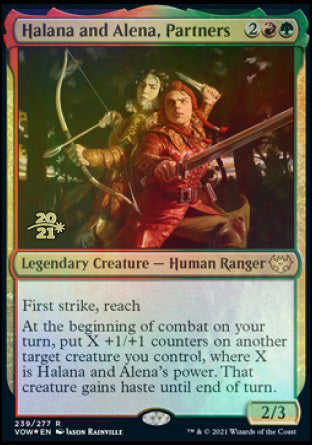 Halana and Alena, Partners [Innistrad: Crimson Vow Prerelease Promos] | Good Games North