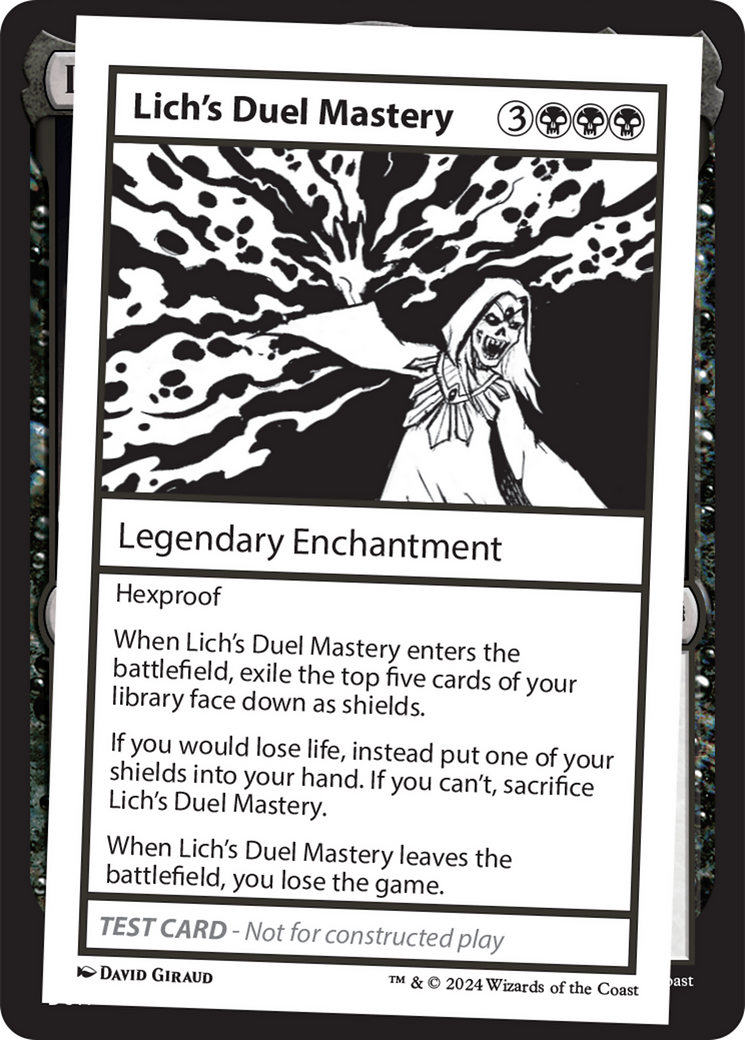 Lich's Duel Mastery [Mystery Booster 2 Playtest Cards] | Good Games North