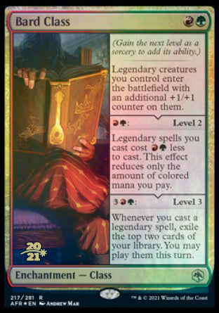 Bard Class [Dungeons & Dragons: Adventures in the Forgotten Realms Prerelease Promos] | Good Games North