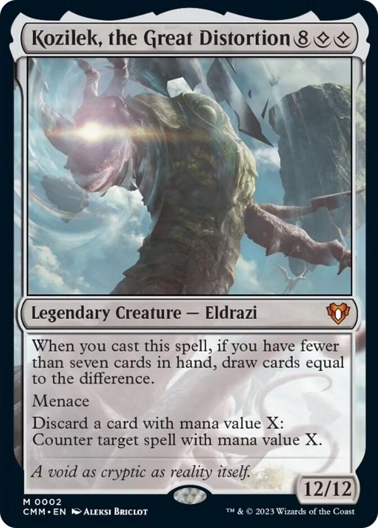 Kozilek, the Great Distortion [Commander Masters] | Good Games North