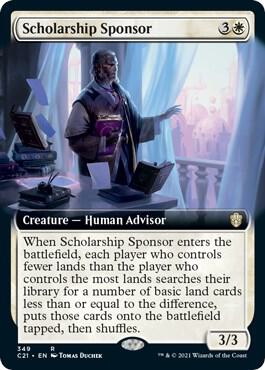 Scholarship Sponsor Extended Art (Commander 2021)  | Good Games North