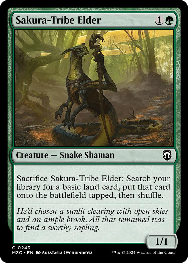 Sakura-Tribe Elder (Ripple Foil) [Modern Horizons 3 Commander] | Good Games North