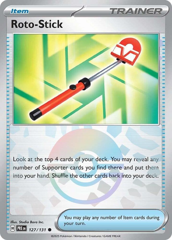 Roto-Stick (127/131) (Poke Ball Pattern) [Scarlet & Violet: Prismatic Evolutions] | Good Games North