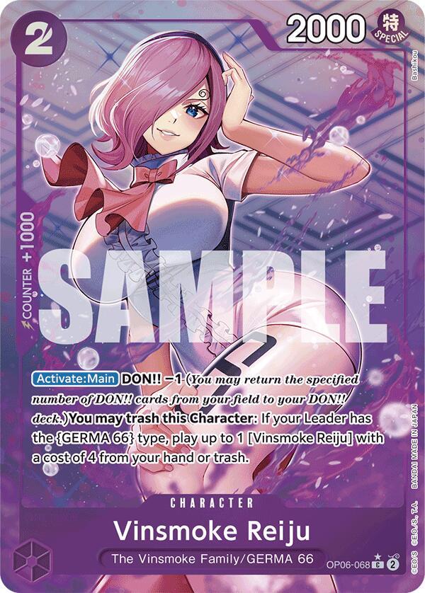 Vinsmoke Reiju OP06-068 (Premium Booster -The Best-)  - Full Art Foil | Good Games North