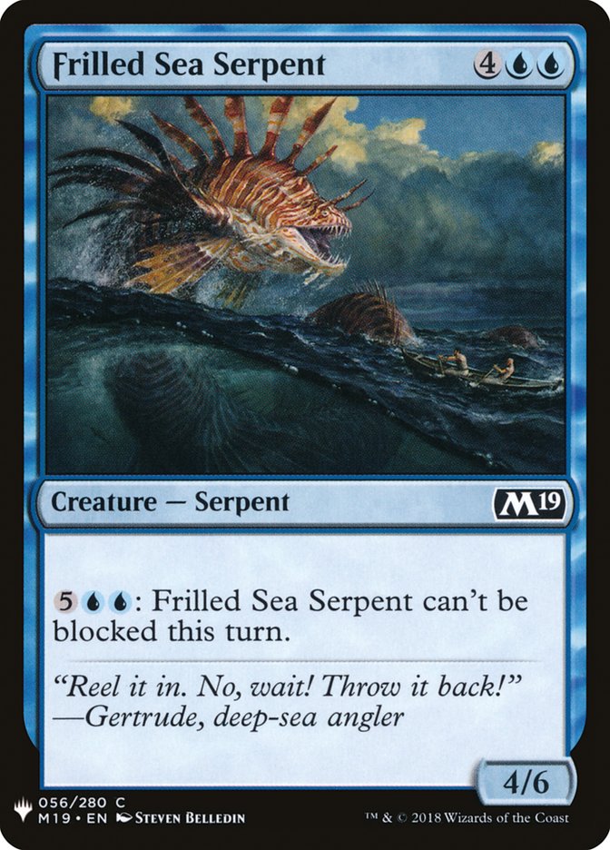Frilled Sea Serpent [Mystery Booster] | Good Games North