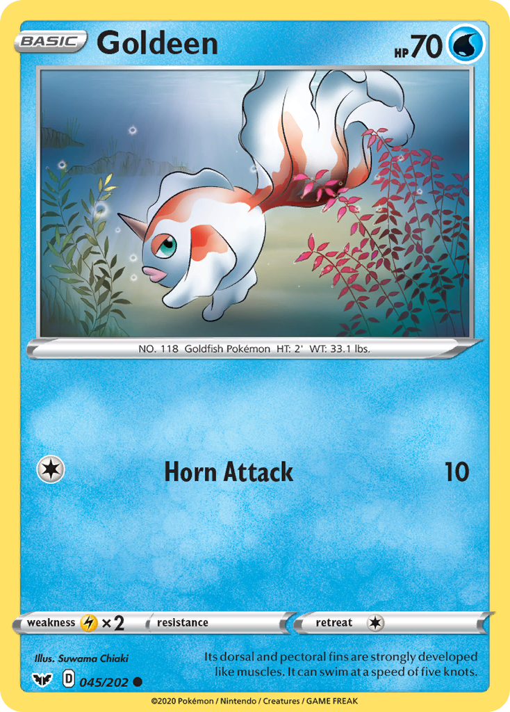 Goldeen (045/202) [Sword & Shield: Base Set] | Good Games North