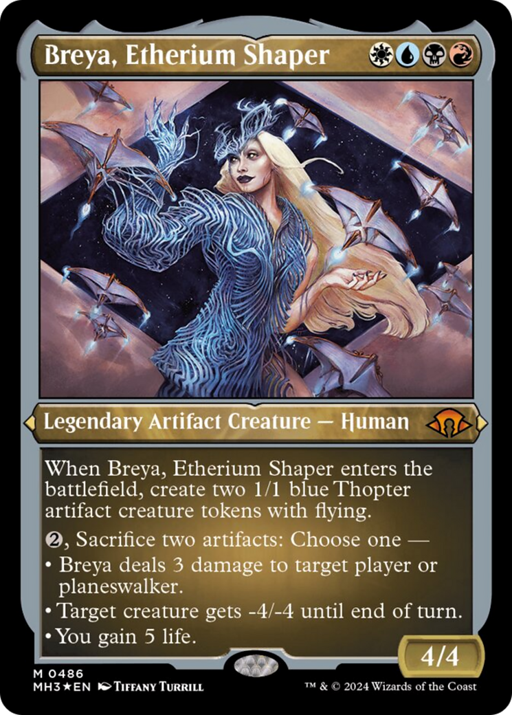 Breya, Etherium Shaper (Foil Etched) [Modern Horizons 3] | Good Games North