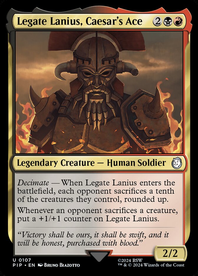 Legate Lanius, Caesar's Ace (Universes Beyond: Fallout)  | Good Games North