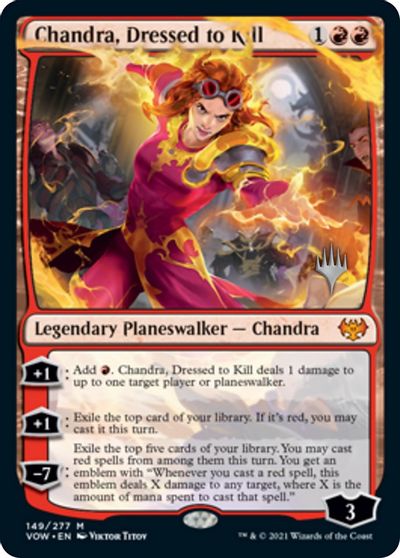 Chandra, Dressed to Kill (Promo Pack) [Innistrad: Crimson Vow Promos] | Good Games North