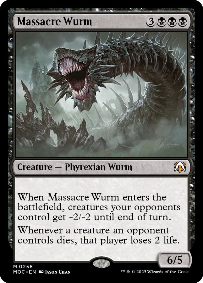 Massacre Wurm 256/444 (Commander: March of the Machine)  | Good Games North