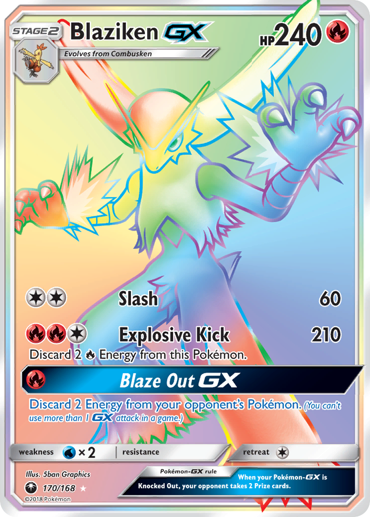 Blaziken GX (170/168) [Sun & Moon: Celestial Storm] | Good Games North
