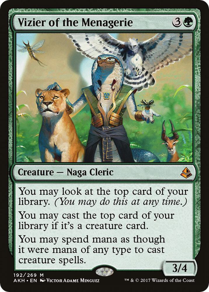 Vizier of the Menagerie (Amonkhet)  - Foil | Good Games North