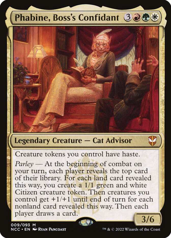 Phabine, Boss's Confidant (Commander: Streets of New Capenna)  - Foil | Good Games North