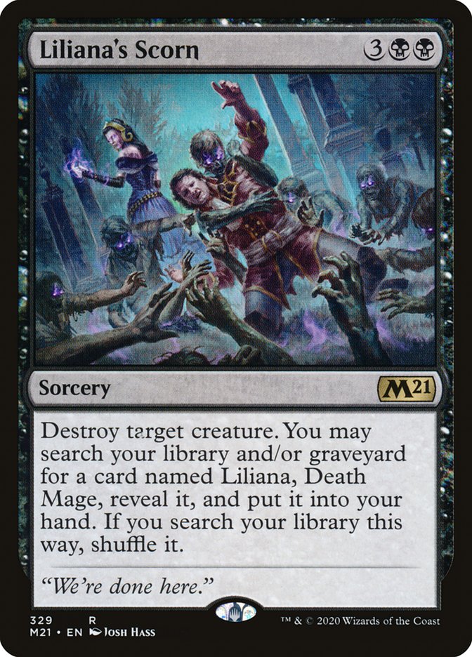 Liliana's Scorn 329/274 (Core Set 2021)  | Good Games North