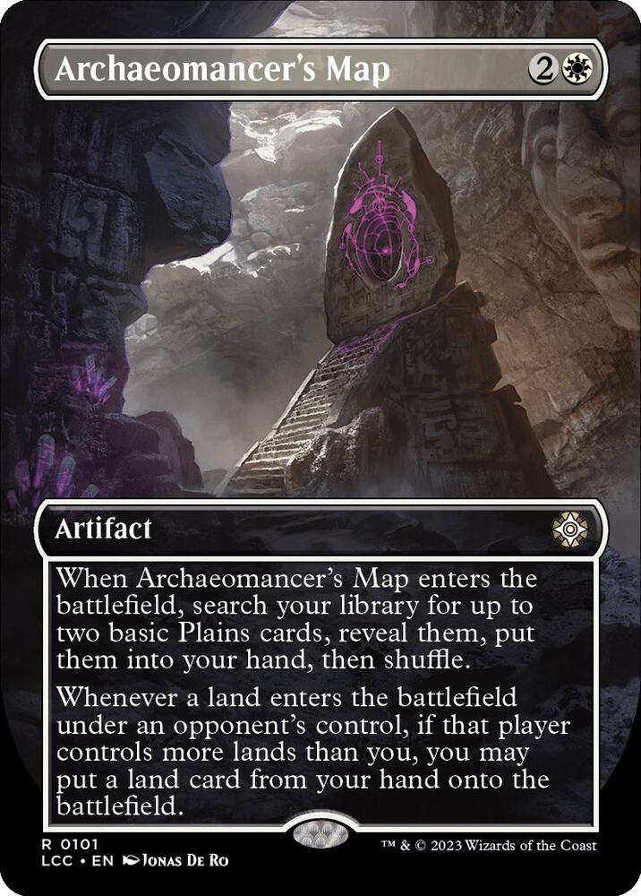 Archaeomancers Map Borderless (Commander: The Lost Caverns of Ixalan)  | Good Games North