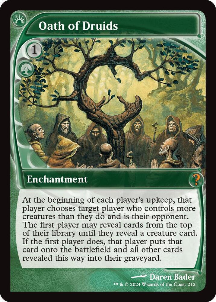 Oath of Druids 212/390 (Mystery Booster 2)  - Future Sight | Good Games North