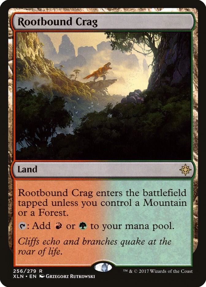 Rootbound Crag 256/279 (Ixalan)  - Foil | Good Games North