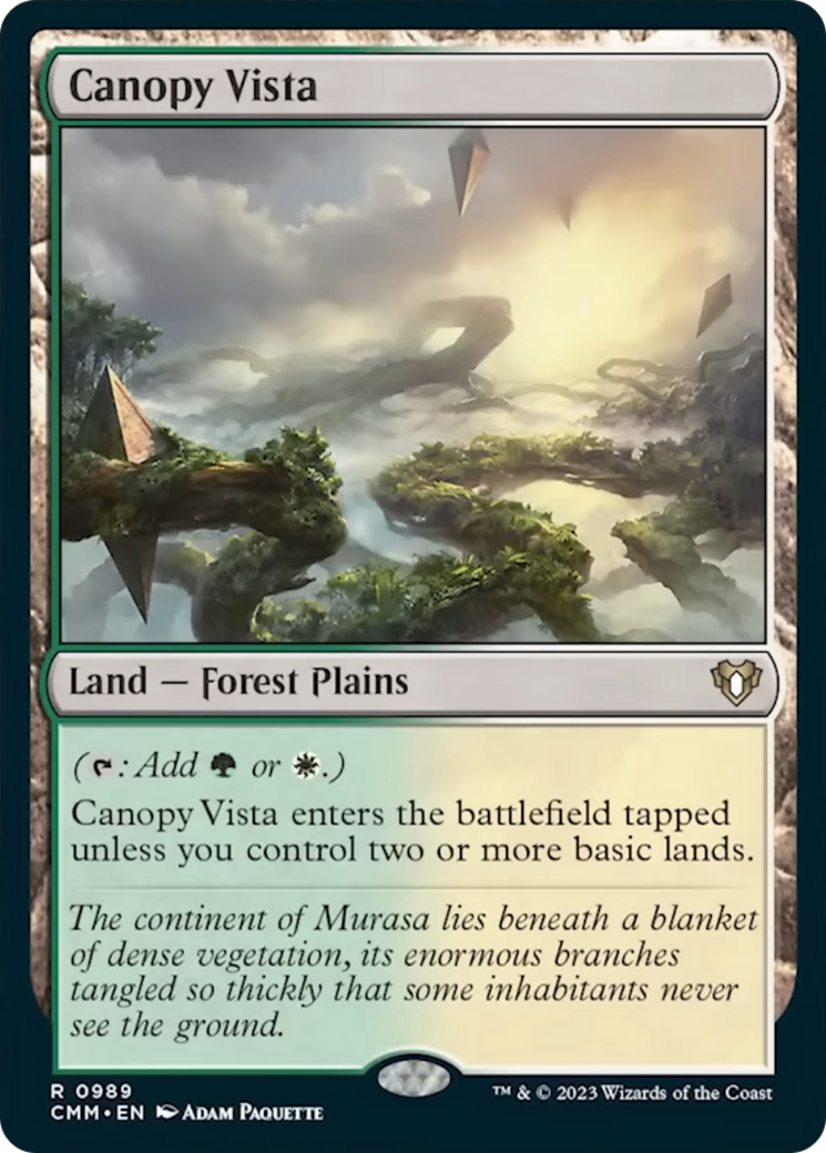 Canopy Vista [Commander Masters] | Good Games North