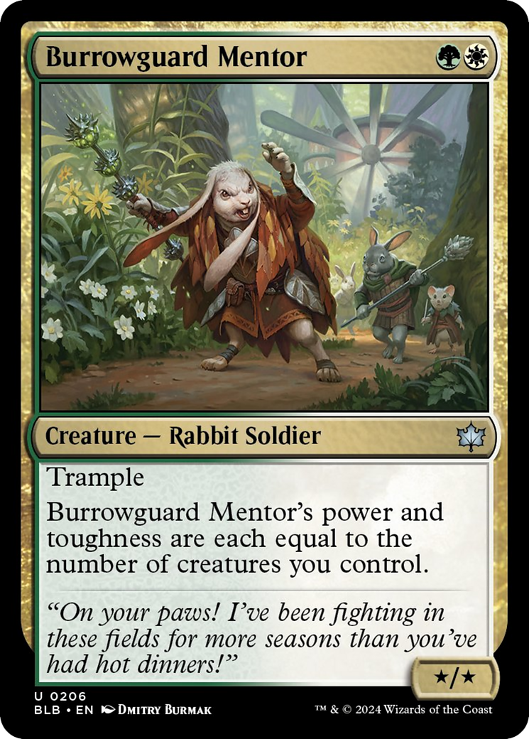Burrowguard Mentor [Bloomburrow] | Good Games North