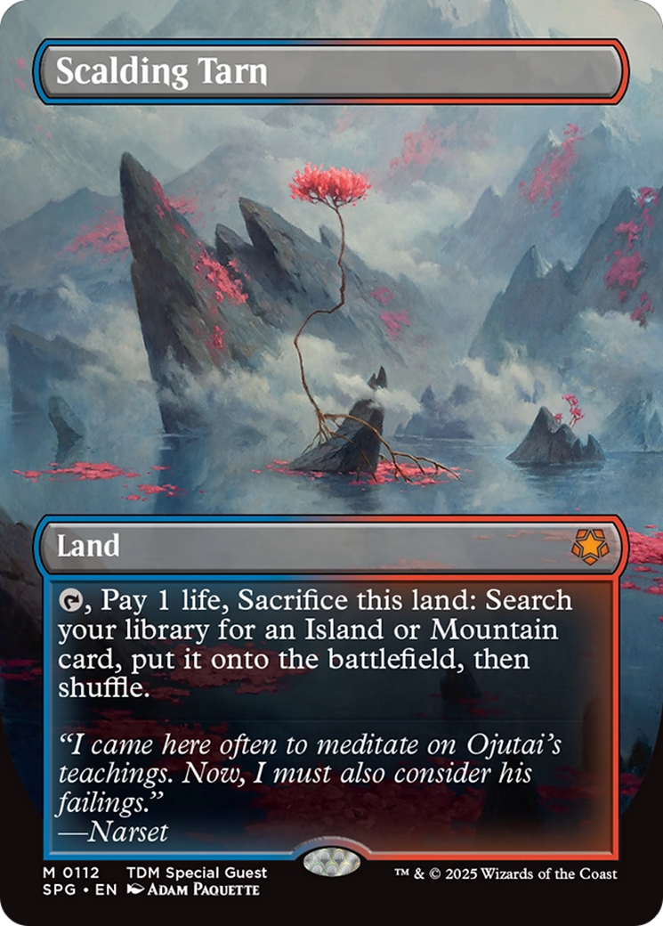 Scalding Tarn (Borderless) [Tarkir: Dragonstorm Special Guests] | Good Games North