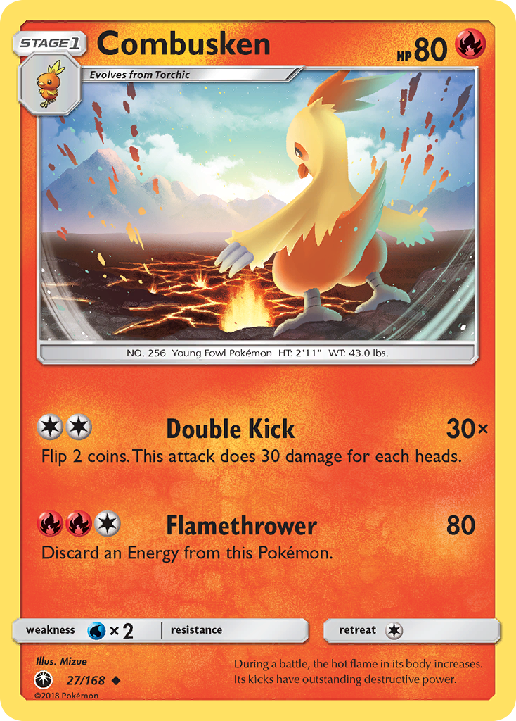 Combusken (27/168) [Sun & Moon: Celestial Storm] | Good Games North