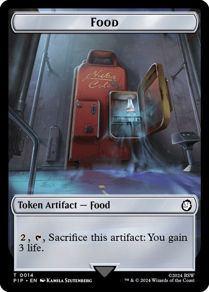 Food 0014 Clue Double Sided Token (Universes Beyond: Fallout)  - undefined | Good Games North