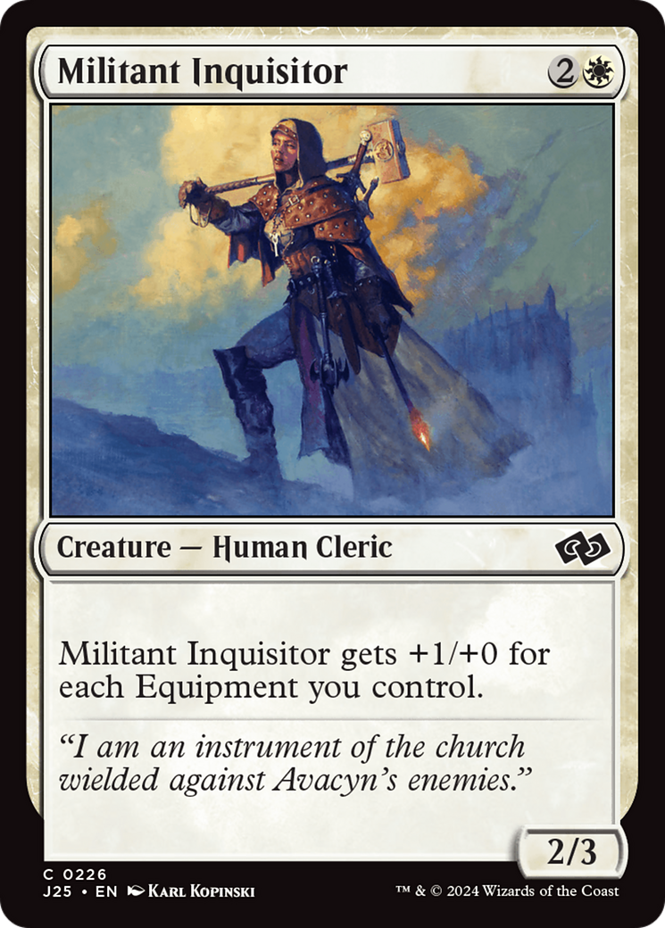 Militant Inquisitor [Foundations Jumpstart] | Good Games North