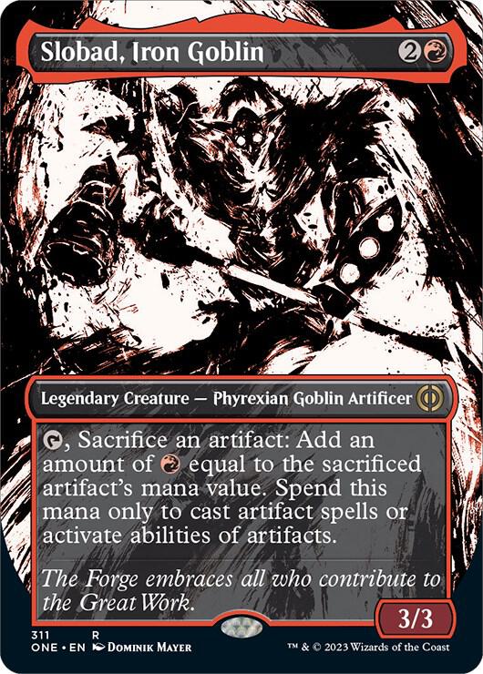 Slobad Iron Goblin Showcase (Phyrexia: All Will Be One)  | Good Games North