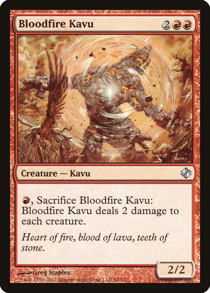 Bloodfire Kavu [Duel Decks: Venser vs. Koth] | Good Games North