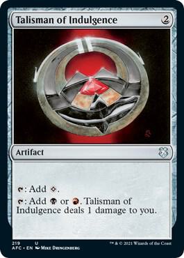 Talisman of Indulgence (Commander: Adventures in the Forgotten Realms)  | Good Games North