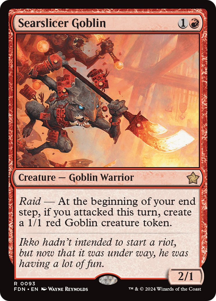 Searslicer Goblin [Foundations] | Good Games North