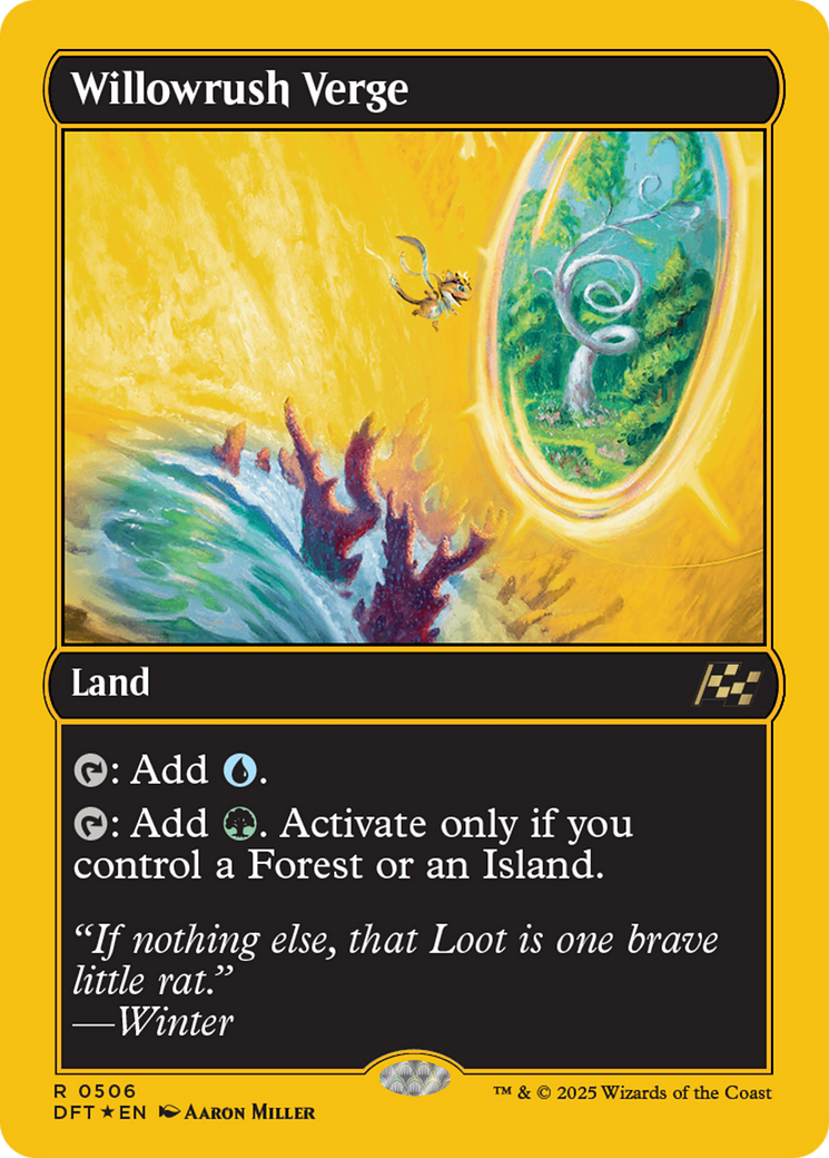 Willowrush Verge (First-Place Foil) [Aetherdrift] | Good Games North