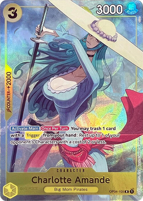Charlotte Amande (PCC Vol.1) OP04-105 (One Piece Promotion Cards)  - Alternate Art Foil | Good Games North