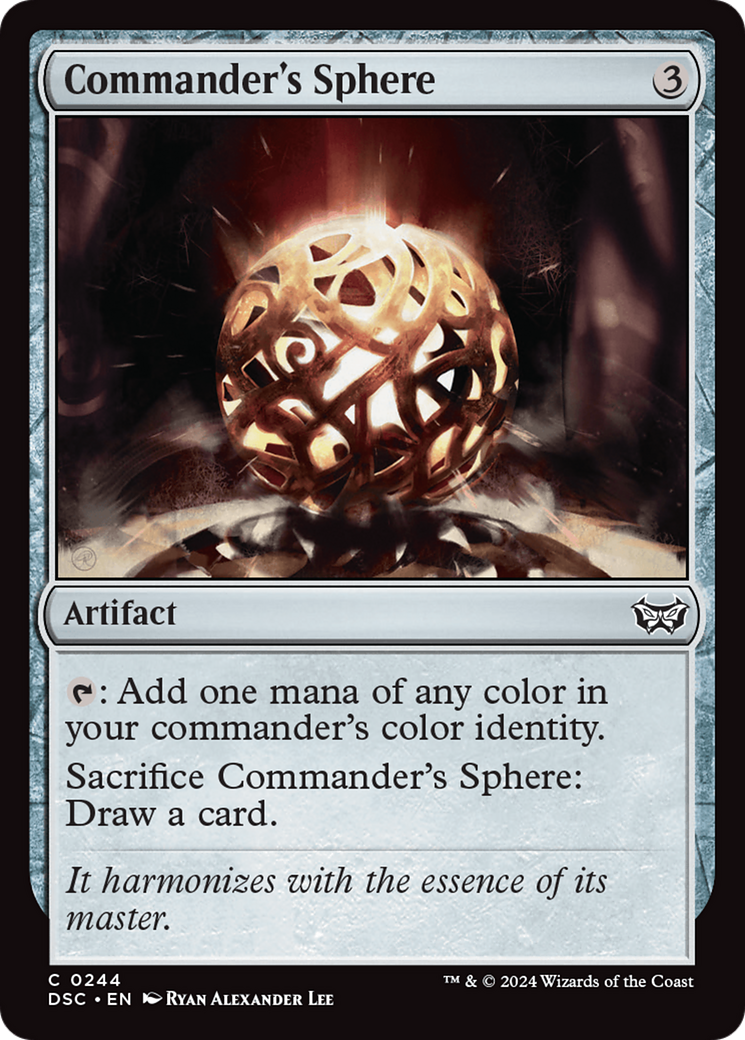 Commander's Sphere [Duskmourn: House of Horror Commander] | Good Games North