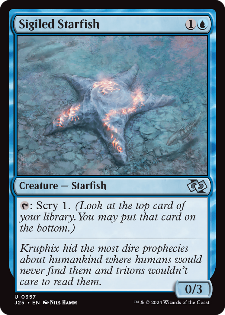 Sigiled Starfish [Foundations Jumpstart] | Good Games North