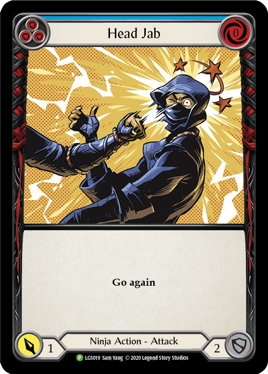 Head Jab (Blue) [LGS019] (Promo)  Rainbow Foil | Good Games North