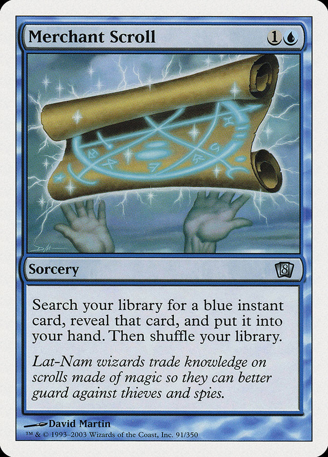 Merchant Scroll (8th Edition) [Oversize Cards] | Good Games North