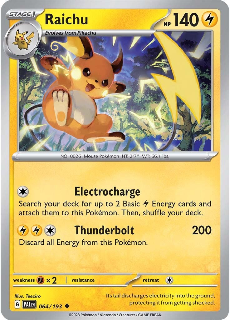 Raichu (064/193) [Scarlet & Violet: Paldea Evolved] | Good Games North