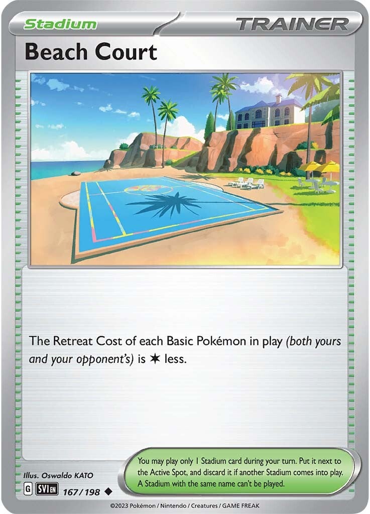 Beach Court (167/198) [Scarlet & Violet: Base Set] | Good Games North