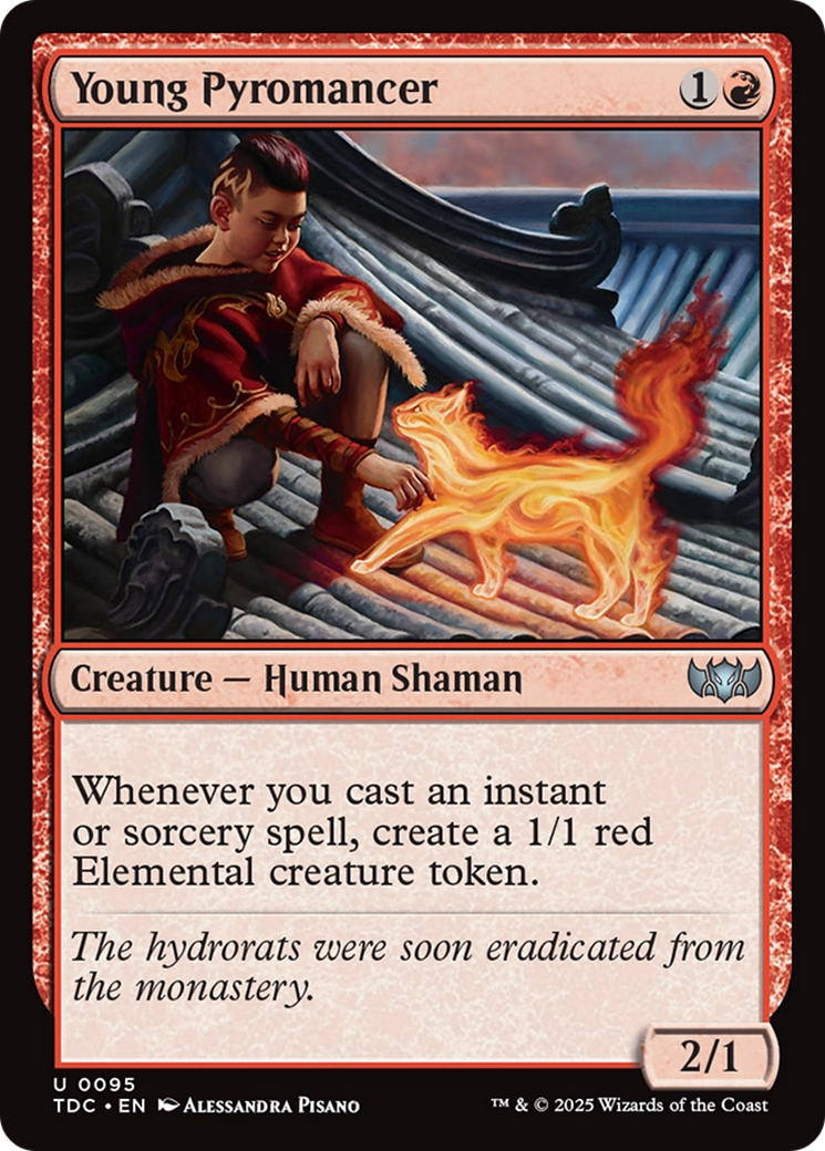 Young Pyromancer [Tarkir: Dragonstorm Commander] | Good Games North