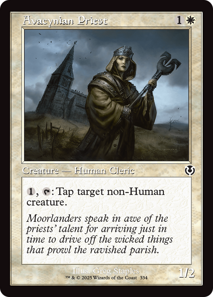 Avacynian Priest (Retro Frame) [Innistrad Remastered] | Good Games North