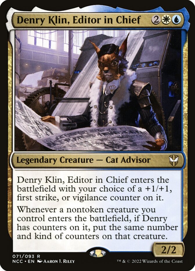 Denry Klin, Editor in Chief (Commander: Streets of New Capenna)  | Good Games North