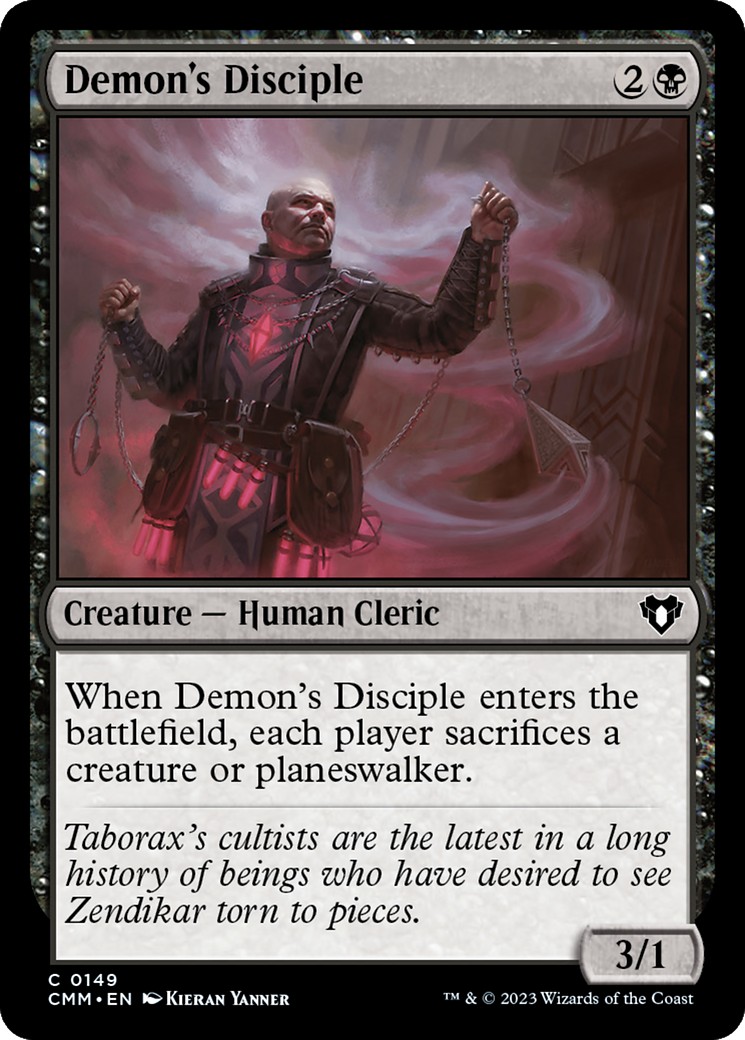 Demon's Disciple [Commander Masters] | Good Games North