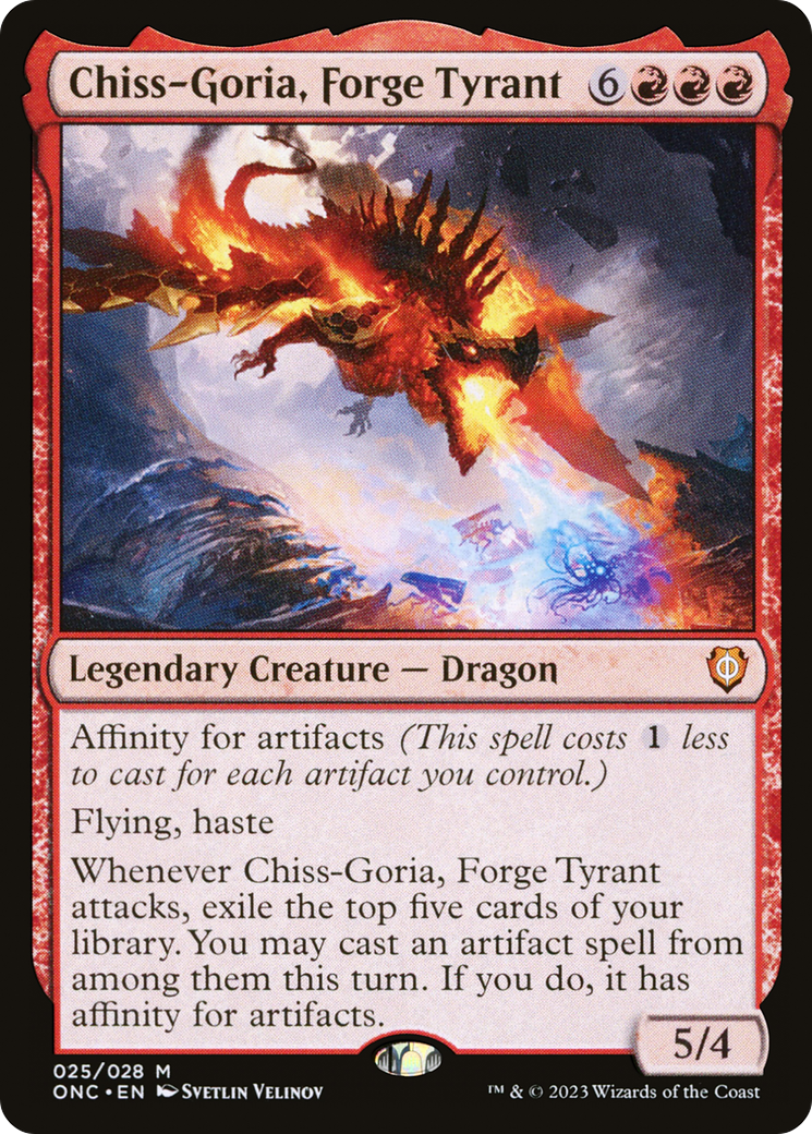 Chiss-Goria, Forge Tyrant [Phyrexia: All Will Be One Commander] | Good Games North