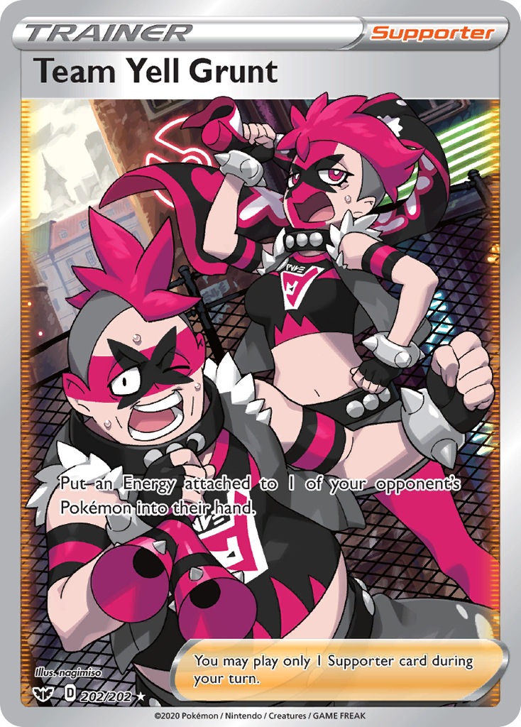 Team Yell Grunt (202/202) [Sword & Shield: Base Set] | Good Games North